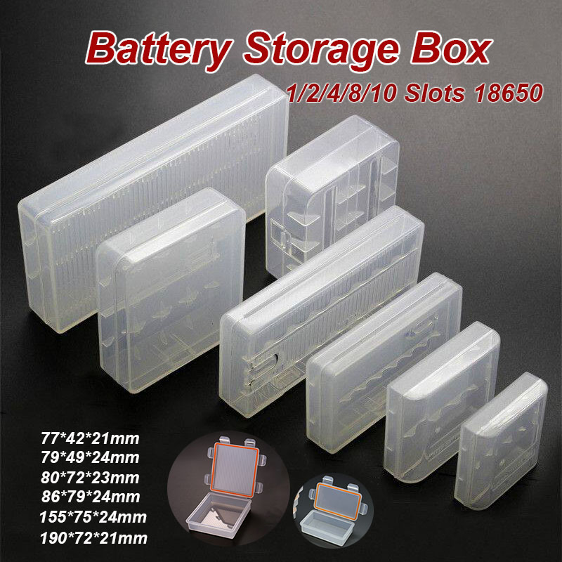 Renewable Energy Sources - 1PC Battery Storage Box Hard Case