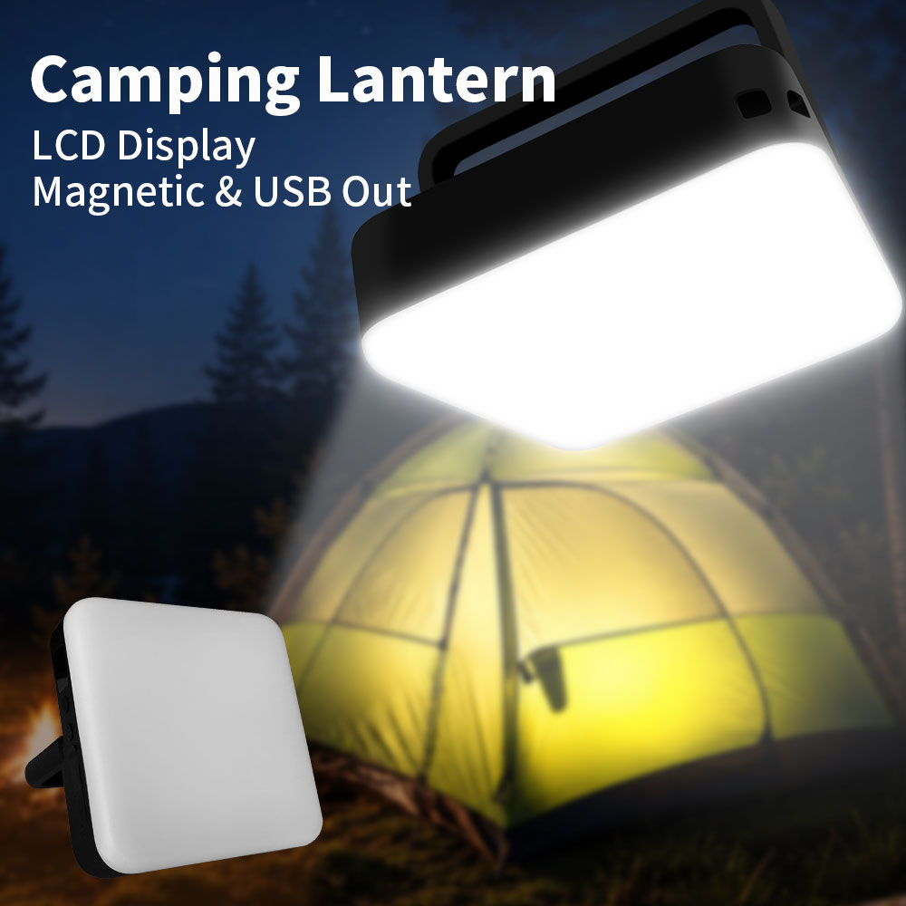 Renewable Energy Sources - 10000mAh Camping Lantern Power Bank Flashlight