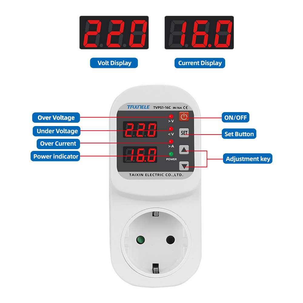 Automatic Voltage Current Prot - Ac Surge Protector 评论和价格