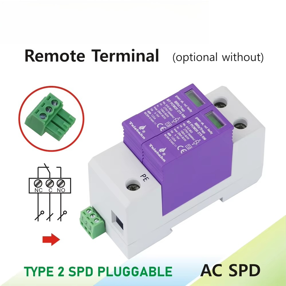 AC SPD 385V 10kA-20kA T2 2P li - Ac Surge Protector 评论和价格