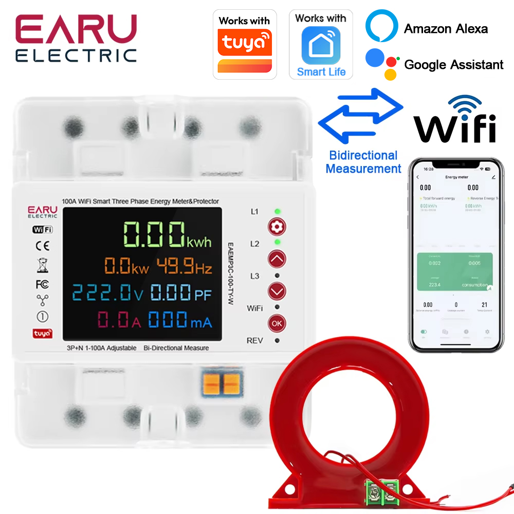 EARU Three Phase Tuya App WiFi - Ac Surge Protector 评论和价格