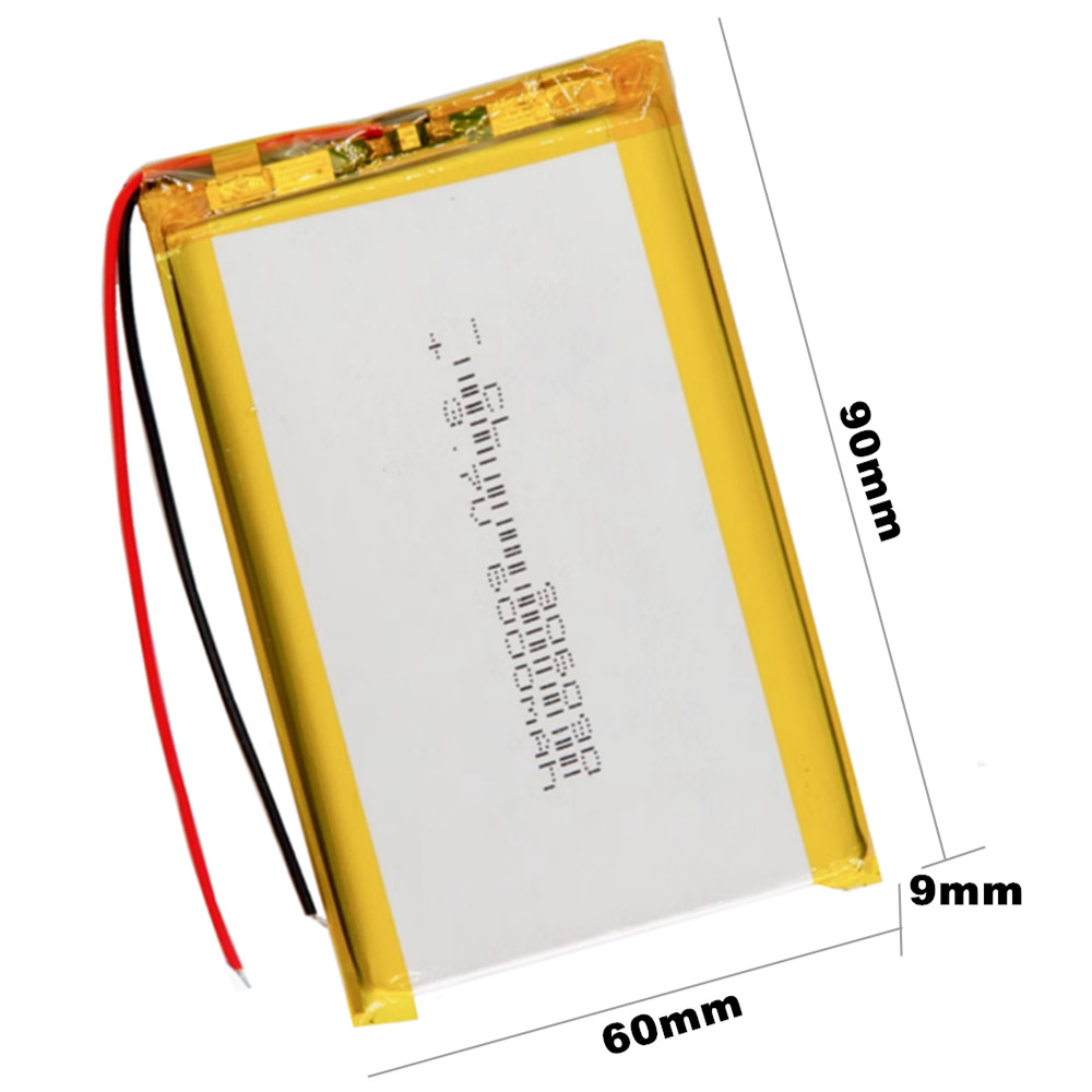 906090 3.7V 6000mAh Lithium Po - Renewable Energy Sources 评论和价格