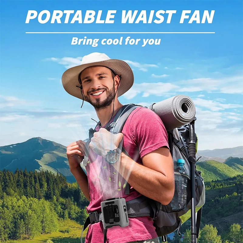 Waist Fan with Power Bank 5 Sp - Renewable Energy Sources 评论和价格