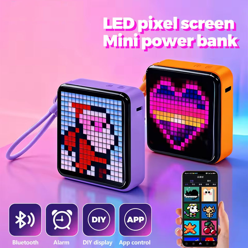 Custom DIY Pixel Pattern Porta - Renewable Energy Sources 评论和价格