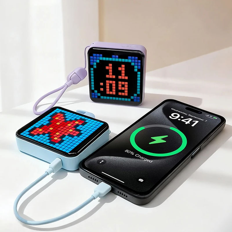 Custom DIY Pixel Pattern Porta - Renewable Energy Sources 评论和价格