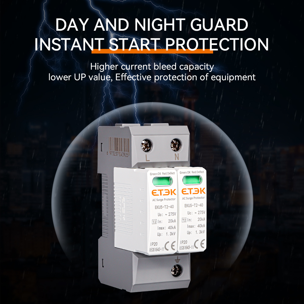 ETEK Type 2 SPD Surge Protecto - Ac Surge Protector 评论和价格